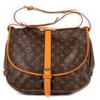 Louis Vuitton Saumur Brown Monogram Canvas — view 5