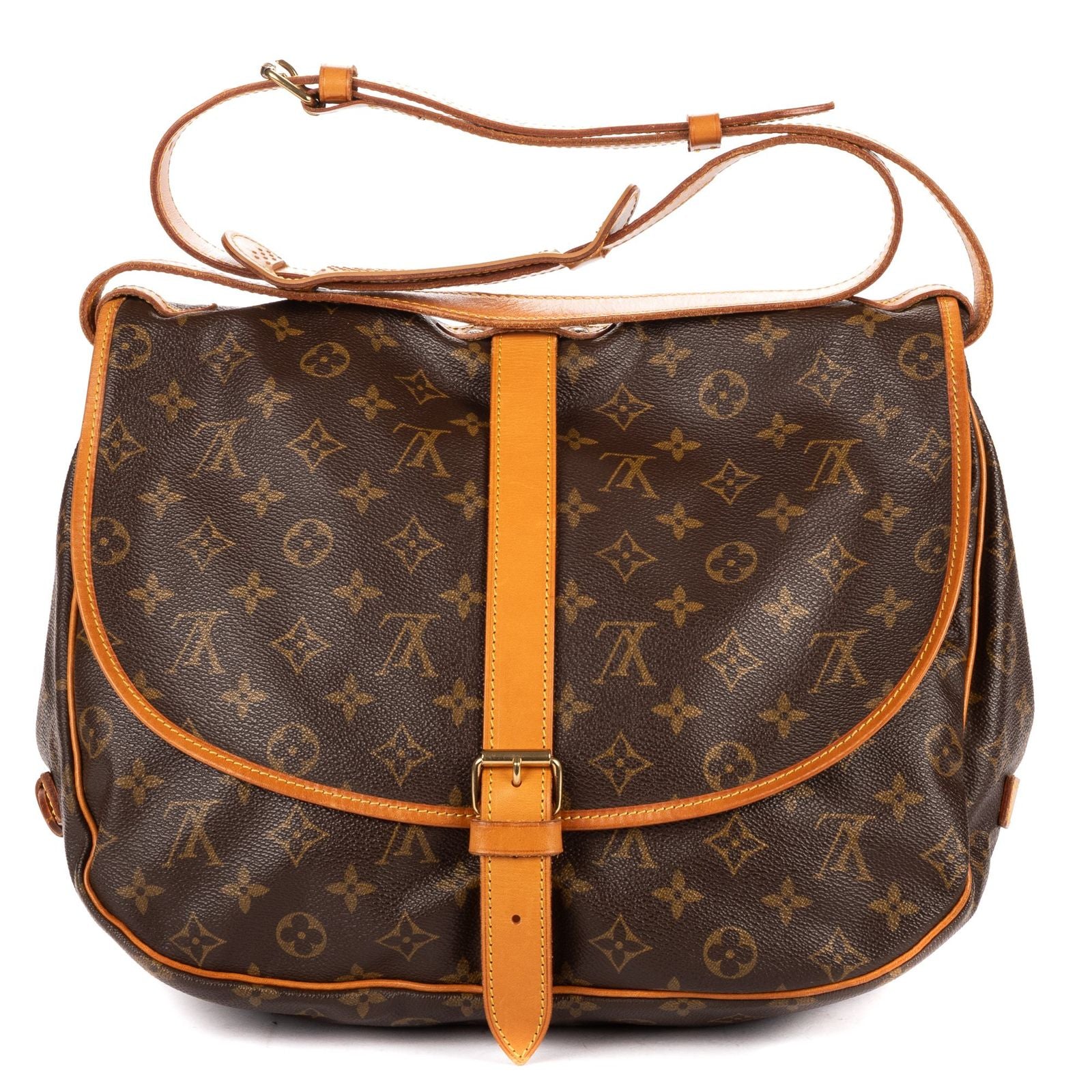 Louis Vuitton Saumur Brown Monogram Canvas — view 5