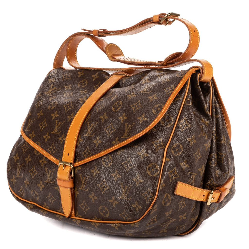 Louis Vuitton Saumur Brown Monogram Canvas — view 2