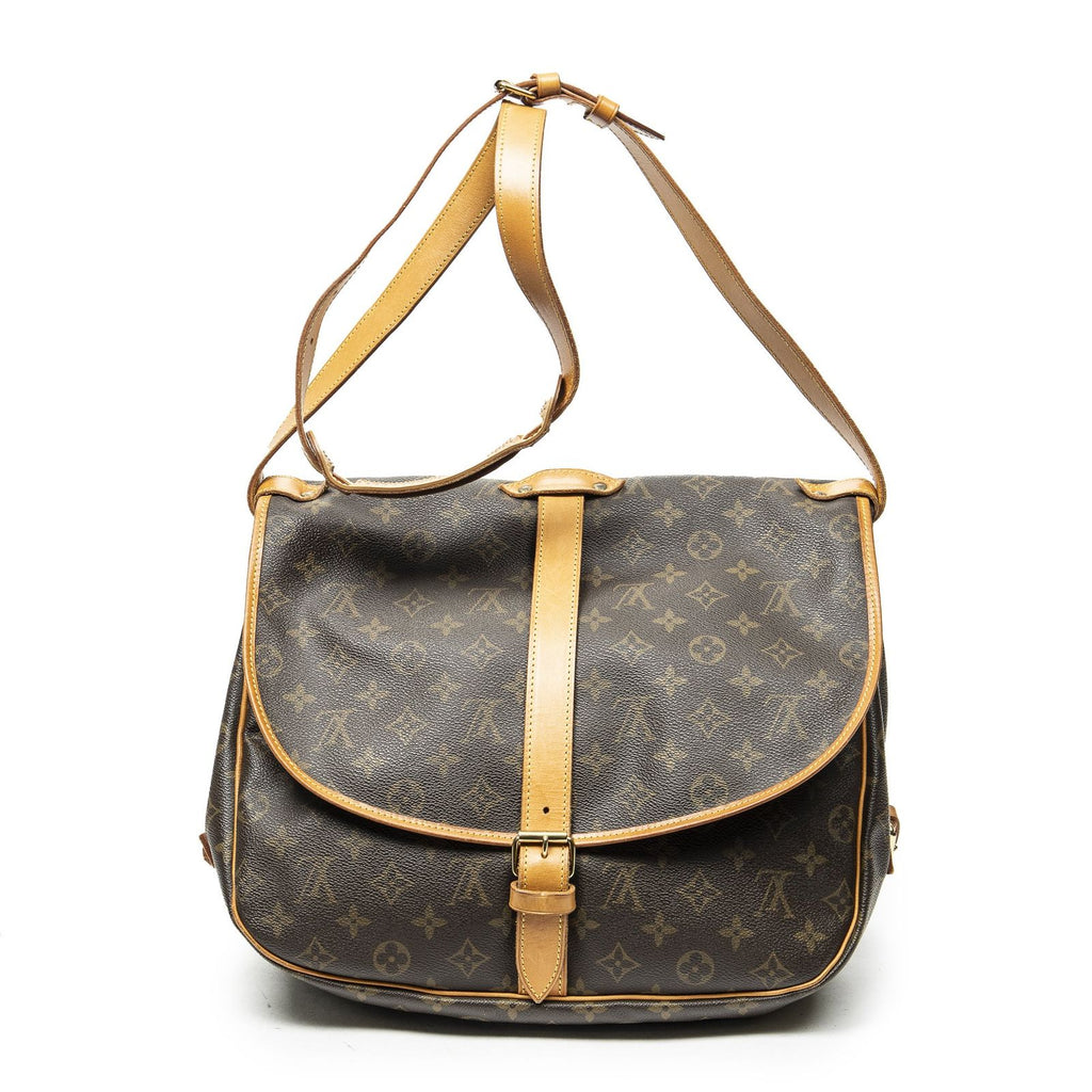 Louis Vuitton Saumur Brown Monogram Canvas — view 5