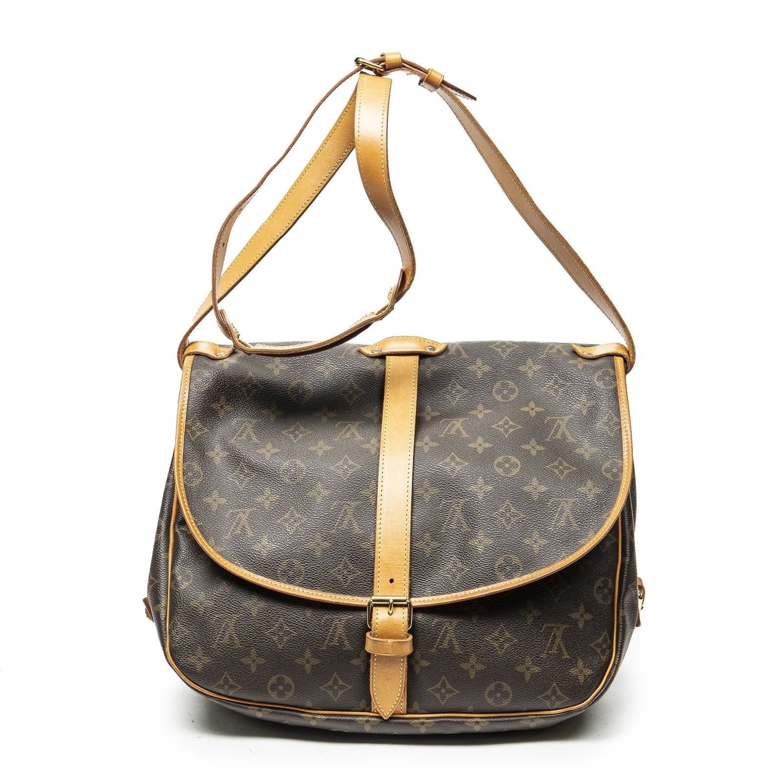 Louis Vuitton Saumur Brown Monogram Canvas — view 5