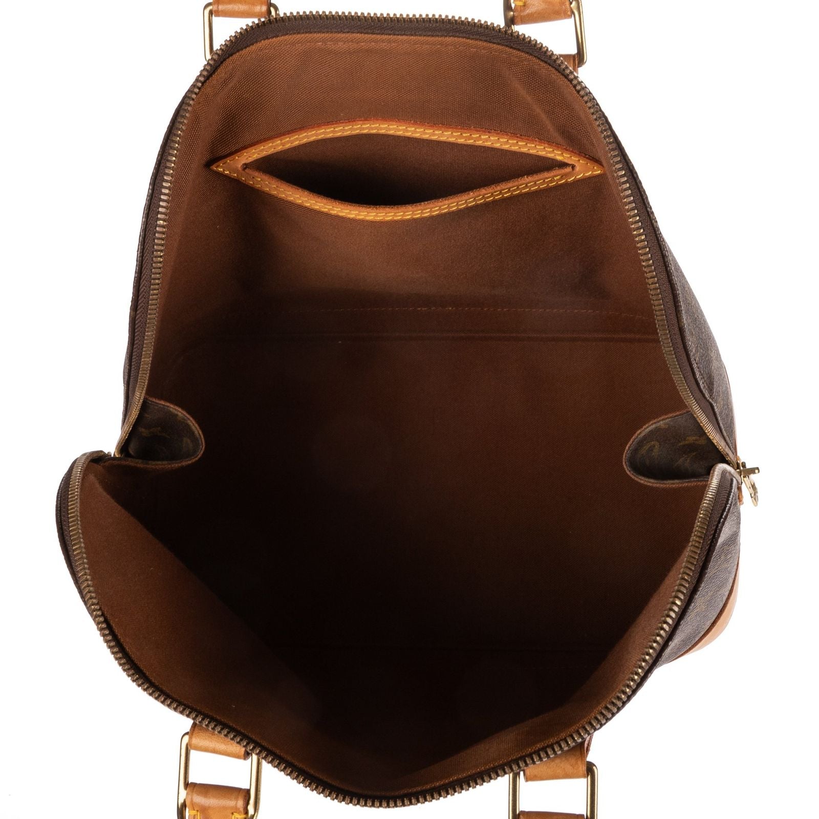 Louis Vuitton Alma Brown Monogram Canvas Handbag — view 8