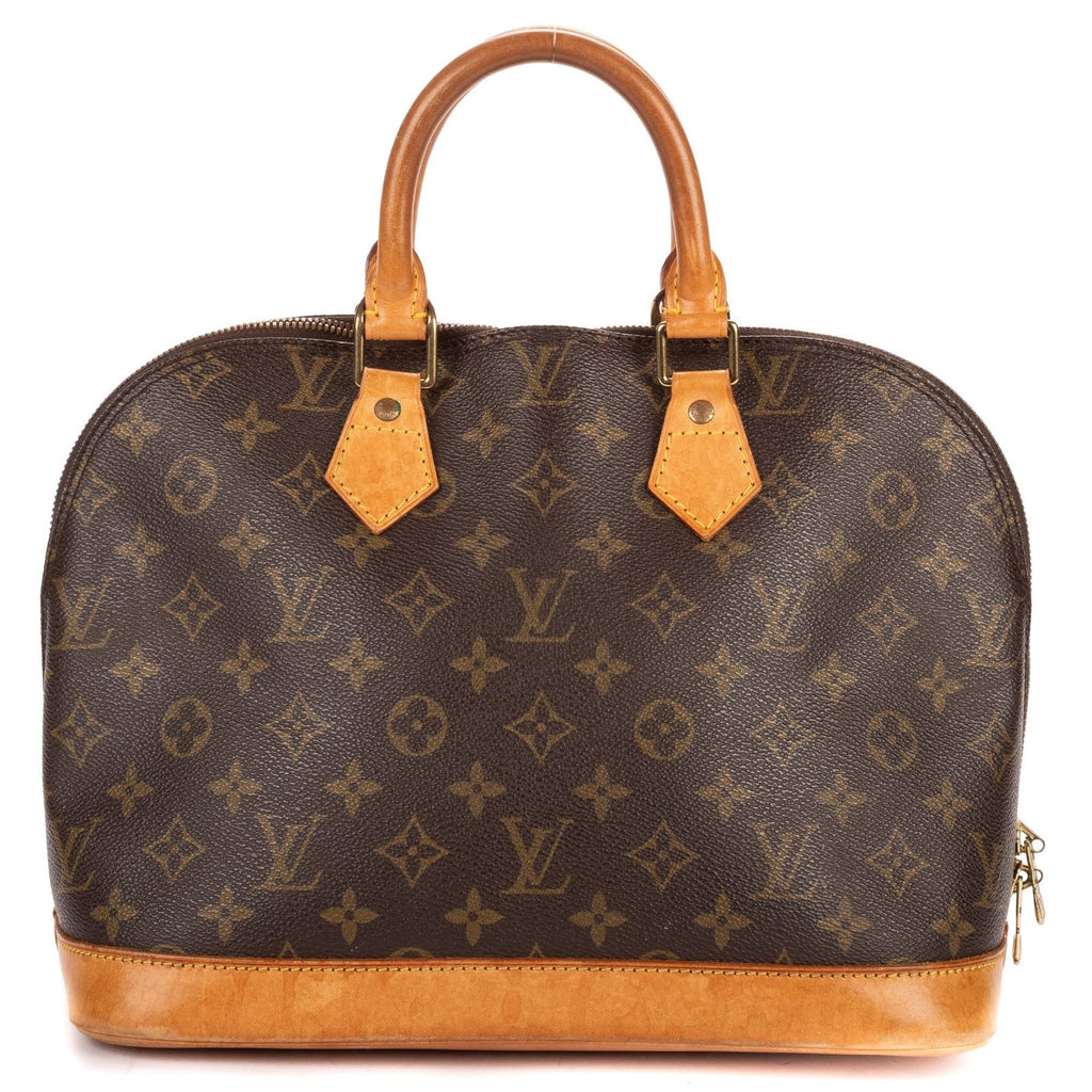 Louis Vuitton Alma Brown Monogram Canvas Handbag