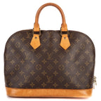 Louis Vuitton Alma Brown Monogram Canvas Handbag