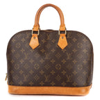 Louis Vuitton Alma Brown Monogram Canvas Handbag — view 4