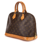 Louis Vuitton Alma Brown Monogram Canvas Handbag — view 2