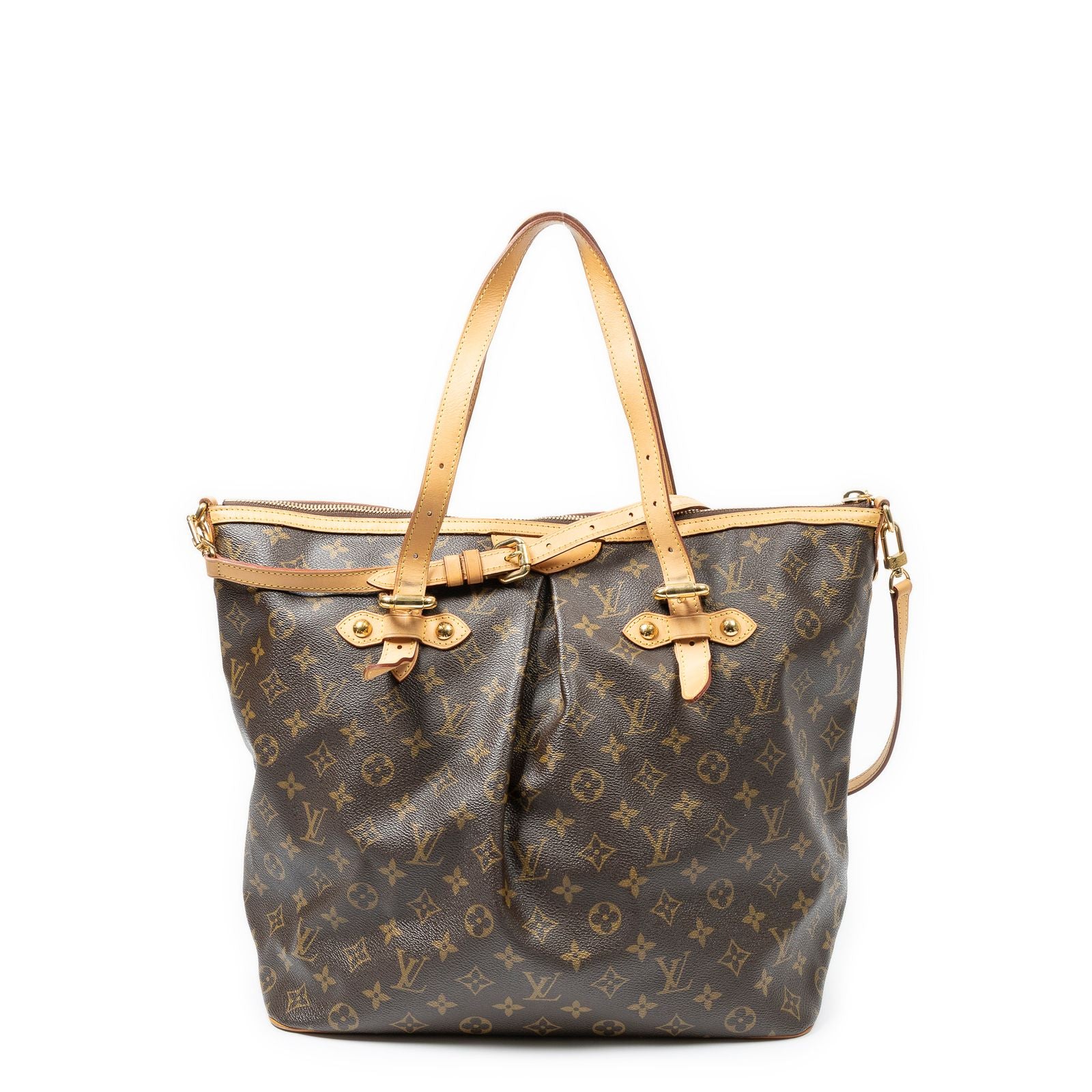 Louis Vuitton Palermo Brown Monogram Canvas Shoulder — view 5
