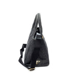 Prada Canapa Smo le Tote Black Denim Canvas — view 4