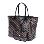 Goyard St Louis Black Din Canvas Shoulder — view 2