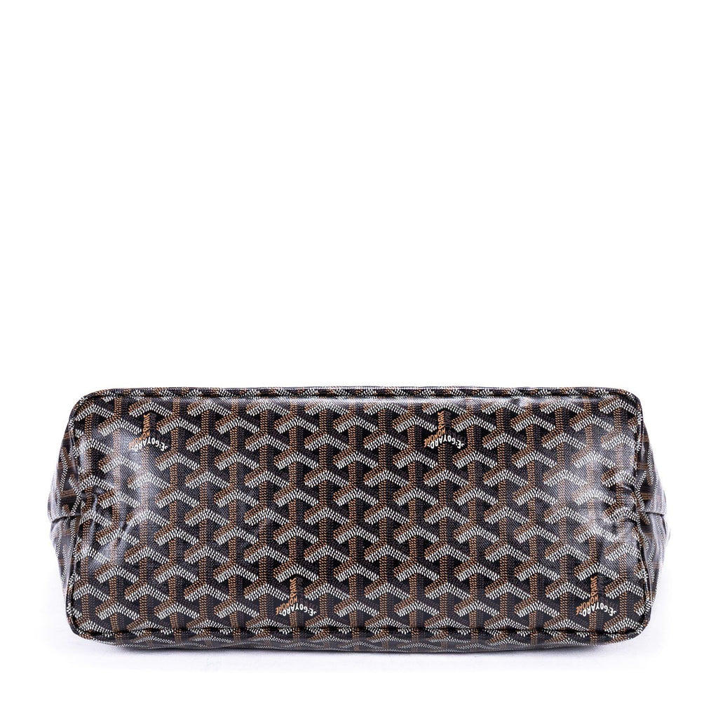 Goyard St Louis Black Din Canvas Shoulder — view 6