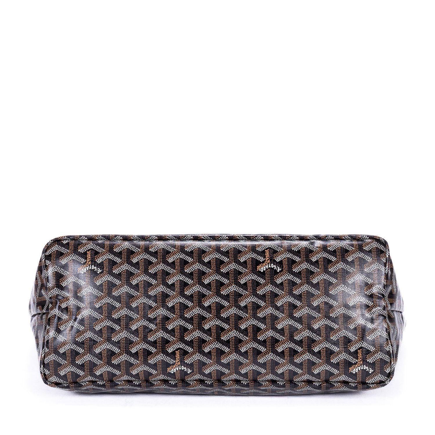 Goyard St Louis Black Din Canvas Shoulder — view 6