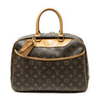 Louis Vuitton Deauville Brown Monogram Canvas Handbag