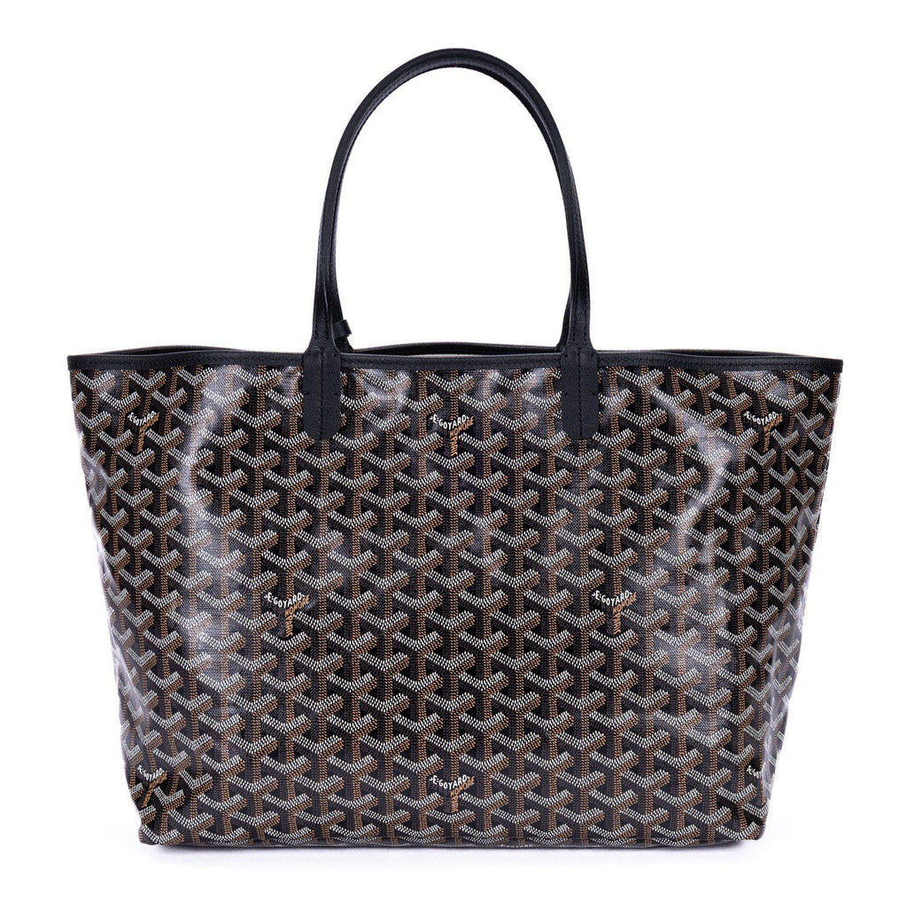 Goyard St Louis Black Din Canvas Shoulder — view 5