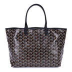 Goyard St Louis Black Din Canvas Shoulder — view 5