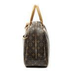 Louis Vuitton Deauville Brown Monogram Canvas Handbag — view 3
