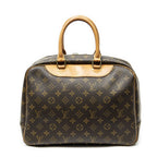 Louis Vuitton Deauville Brown Monogram Canvas Handbag — view 5
