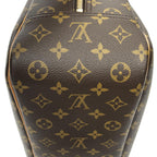 Louis Vuitton Deauville Brown Monogram Canvas Handbag — view 7