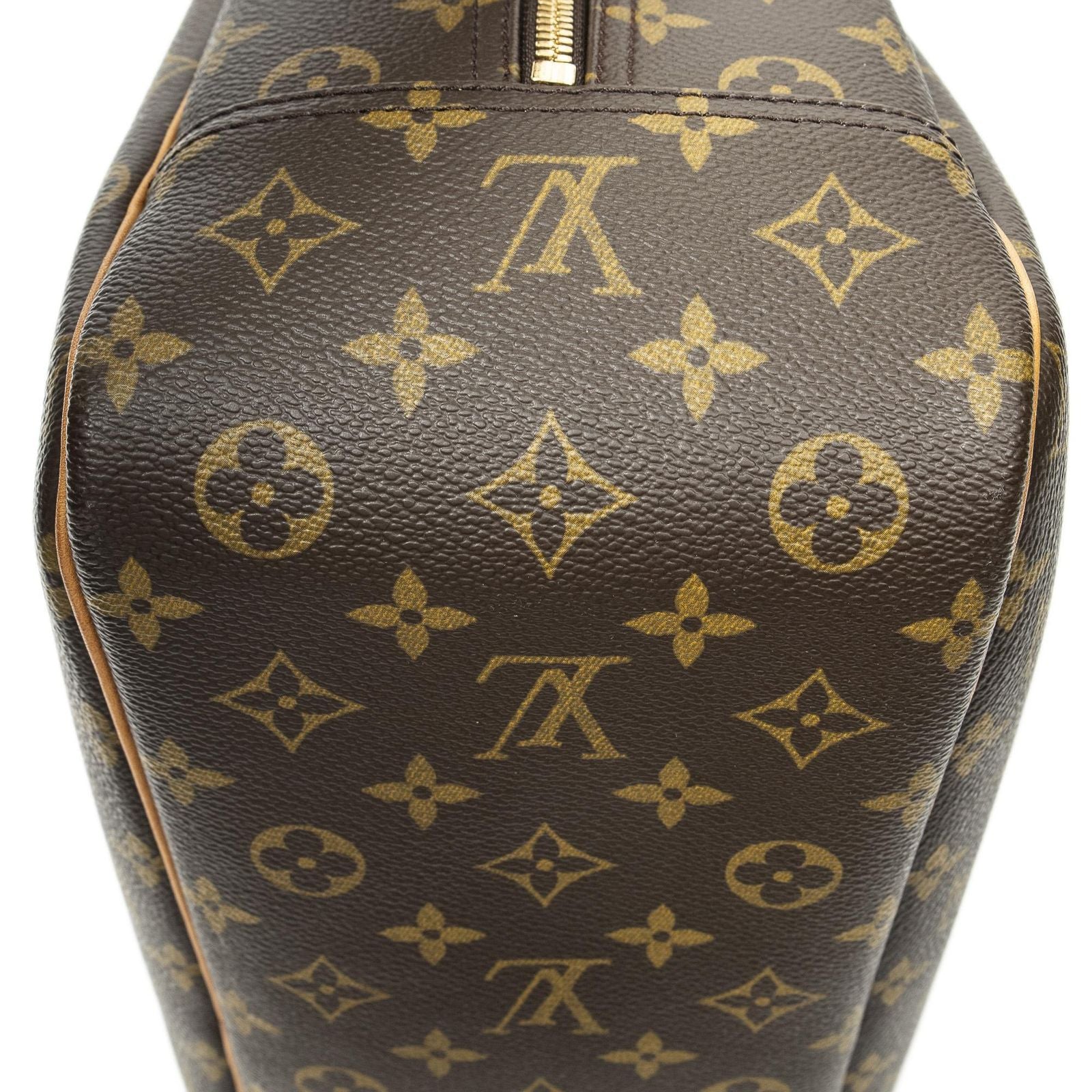 Louis Vuitton Deauville Brown Monogram Canvas Handbag — view 7