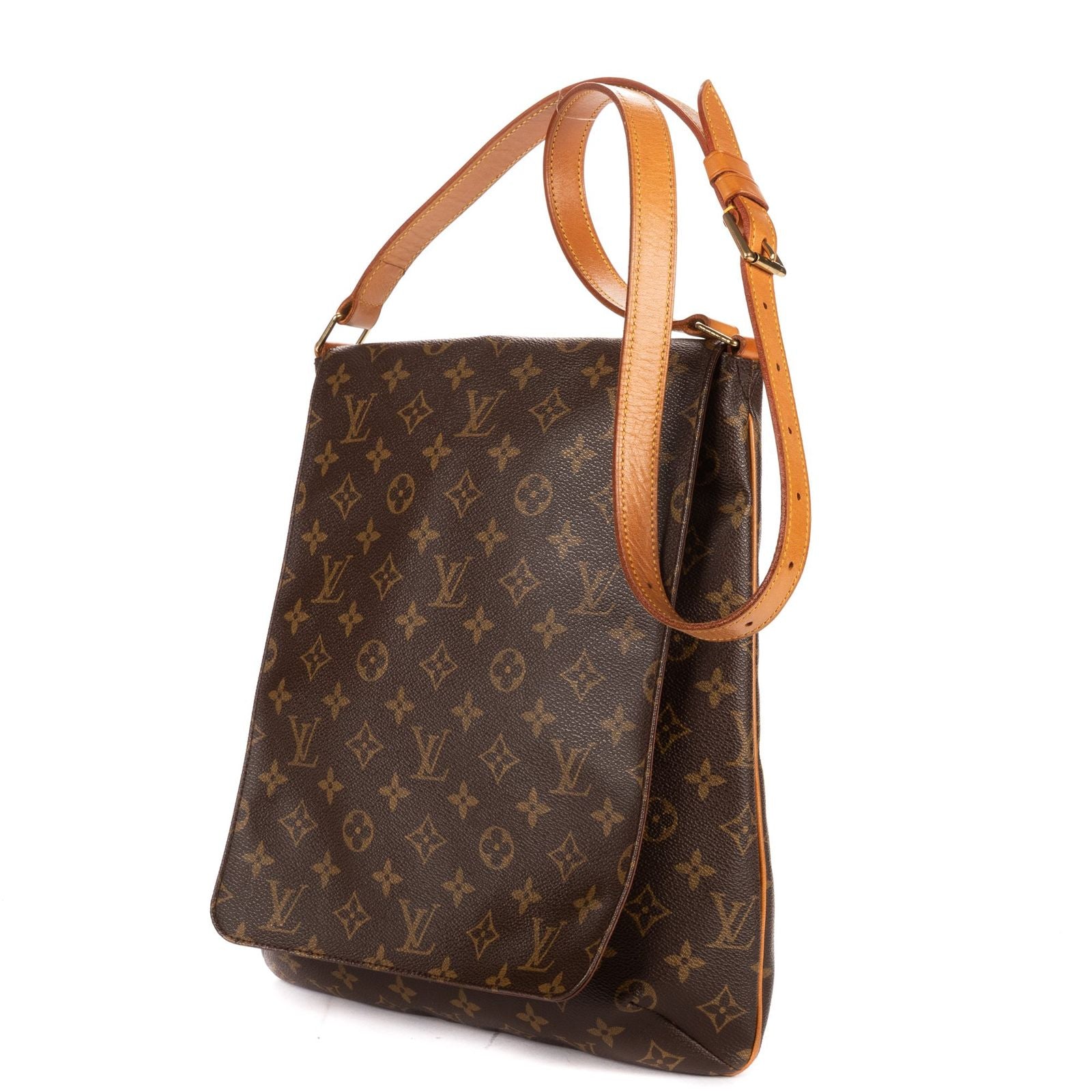 Louis Vuitton Musette Salsa Long Strap Brown Monogram Canvas Shoulder — view 2