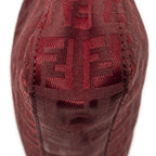Fendi Mini Rectangular Zip Red Zucchini No Canvas Shoulder — view 7