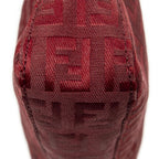 Fendi Mini Rectangular Zip Red Zucchini No Canvas Shoulder — view 8
