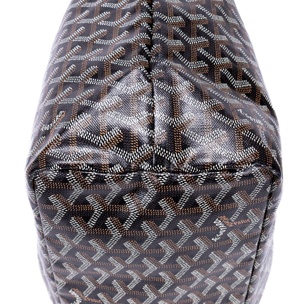 Goyard St Louis Black Din Canvas Shoulder — view 8