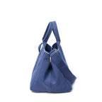 Prada Canapa Tote Royal Blue Canvas — view 3