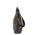 Louis Vuitton Davis Brown Black Monogram Macassar Shoulder — view 3