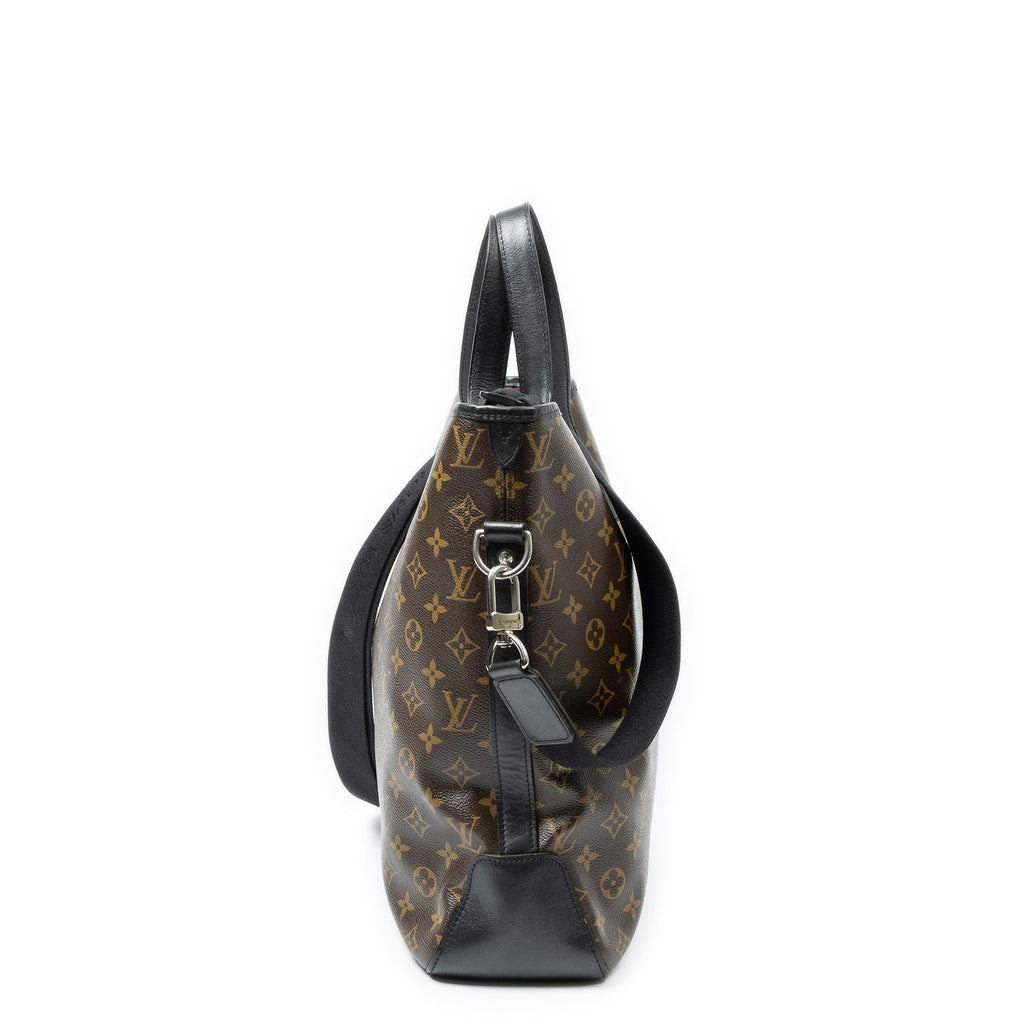 Louis Vuitton Davis Brown Black Monogram Macassar Shoulder — view 4