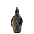 Louis Vuitton Davis Brown Black Monogram Macassar Shoulder — view 4