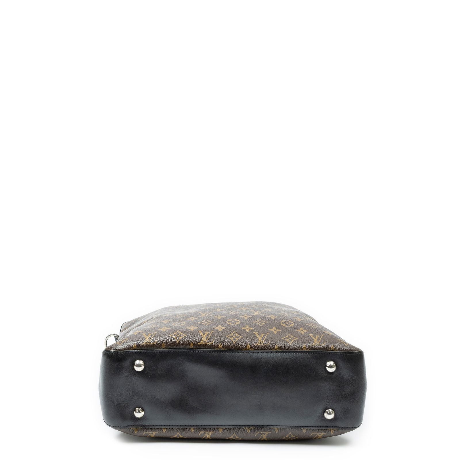 Louis Vuitton Davis Brown Black Monogram Macassar Shoulder — view 6