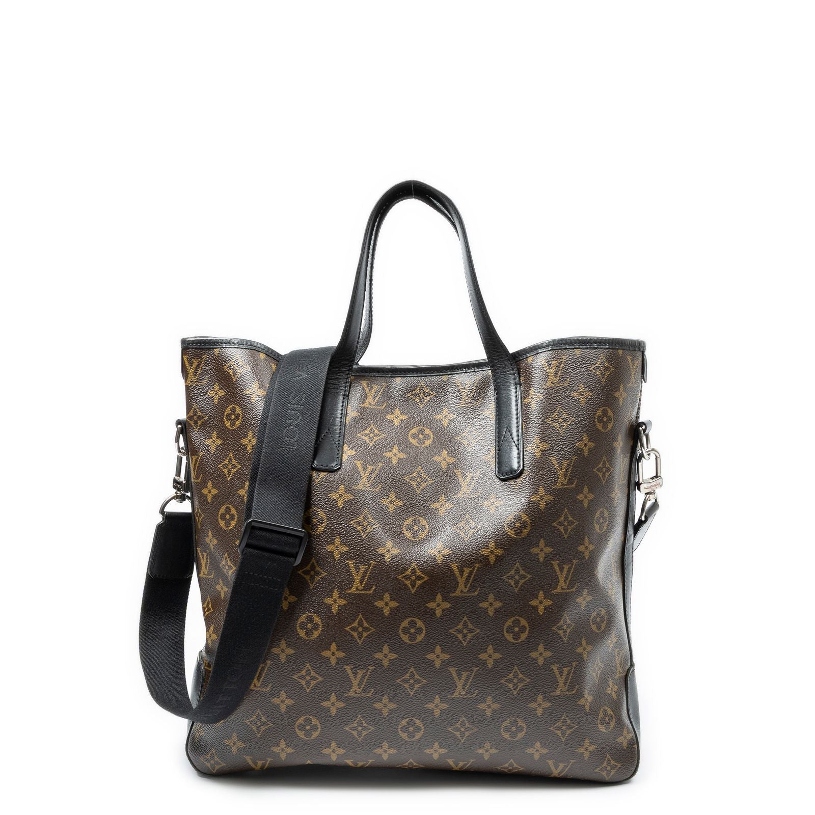 Louis Vuitton Davis Brown Black Monogram Macassar Shoulder