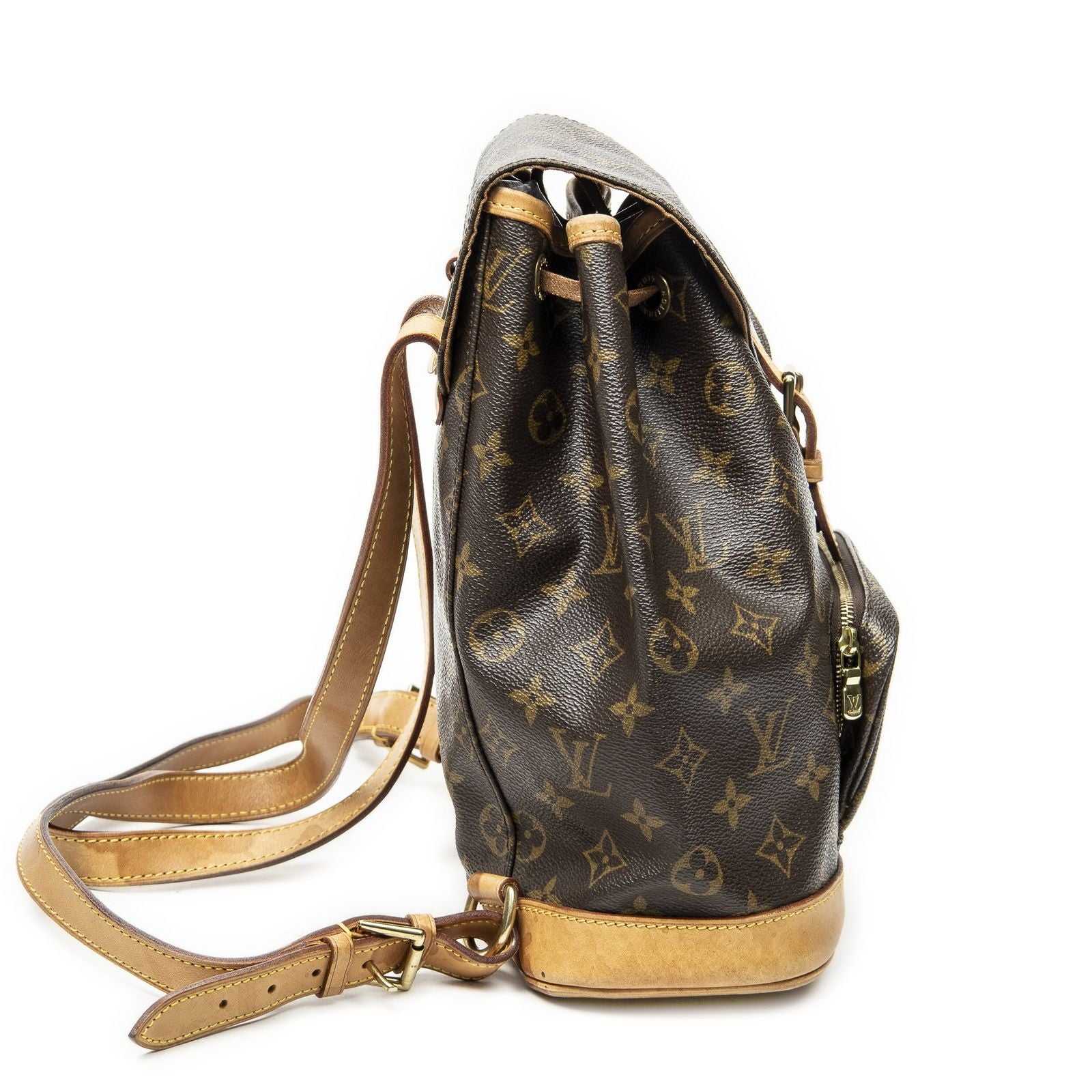 Louis Vuitton Montsouris Brown Monogram Canvas — view 4