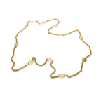 Chanel CC Crown Medallion Necklace Gold Plated — view 2