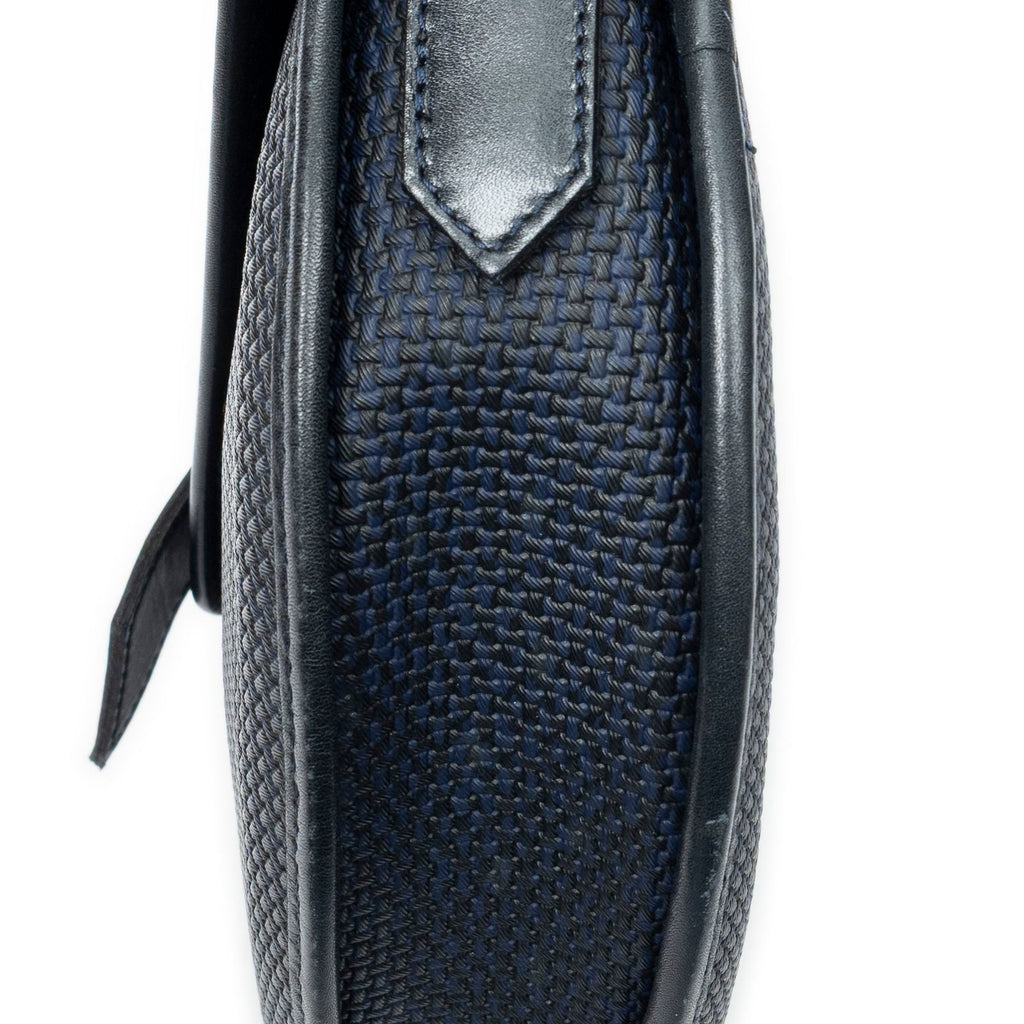Saint Laurent Vintage Flap Crossbody Navy Van Gogh Canvas — view 7