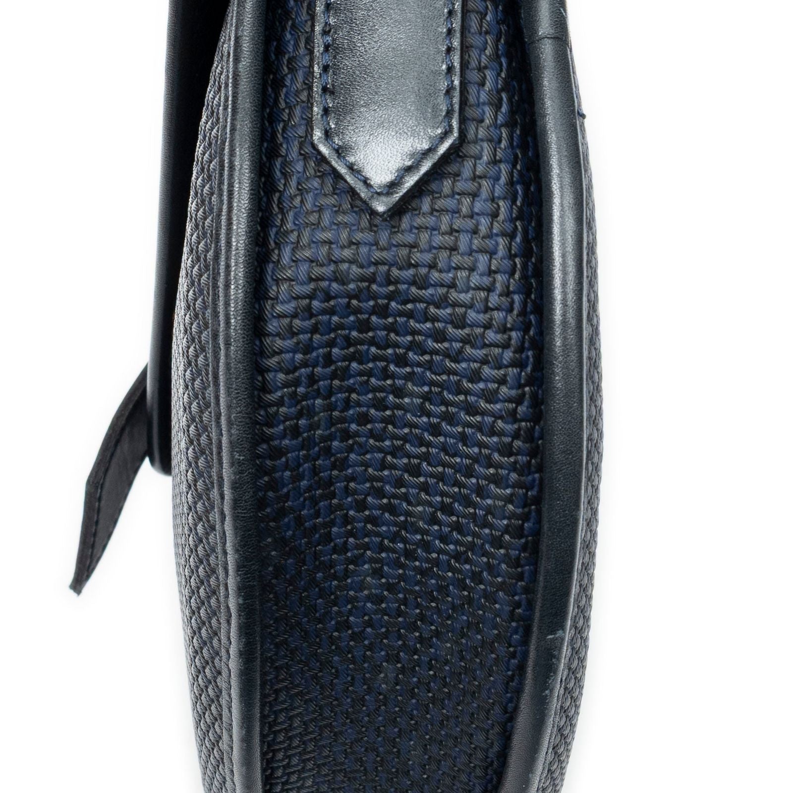 Saint Laurent Vintage Flap Crossbody Navy Van Gogh Canvas — view 7
