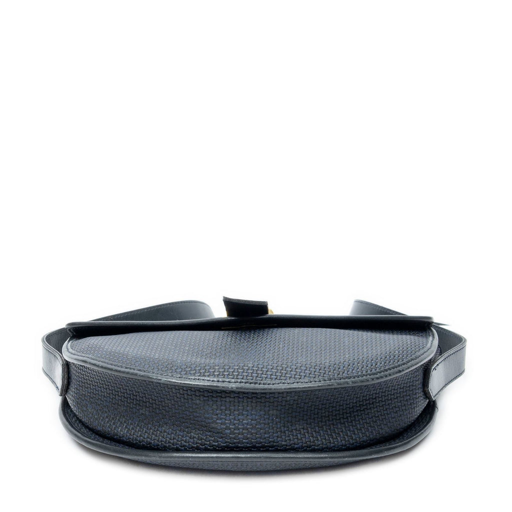 Saint Laurent Vintage Flap Crossbody Navy Van Gogh Canvas — view 6