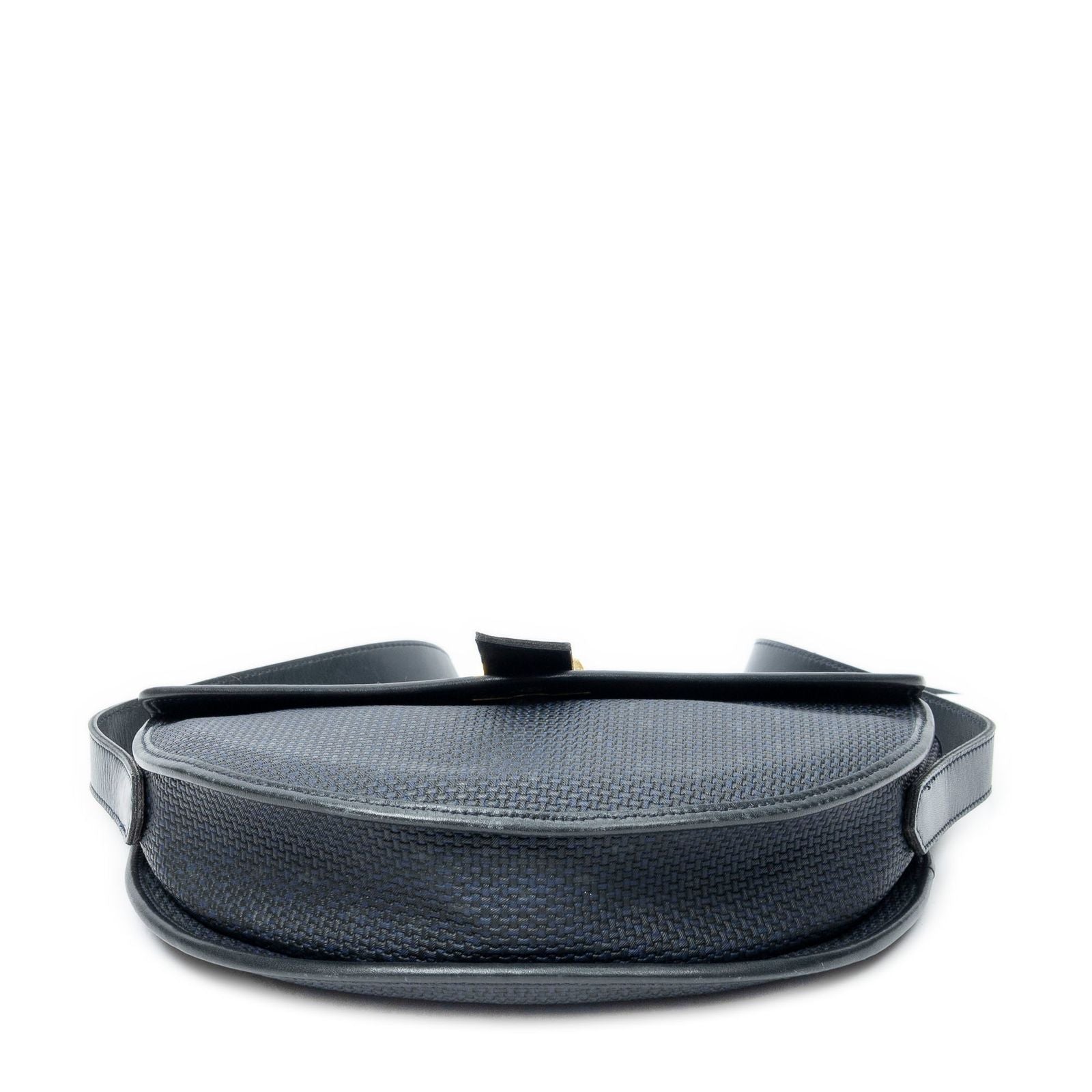 Saint Laurent Vintage Flap Crossbody Navy Van Gogh Canvas — view 6