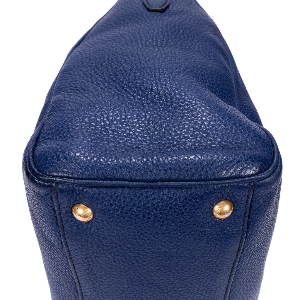 Prada Shopping Tote Gray Viterodino — view 7