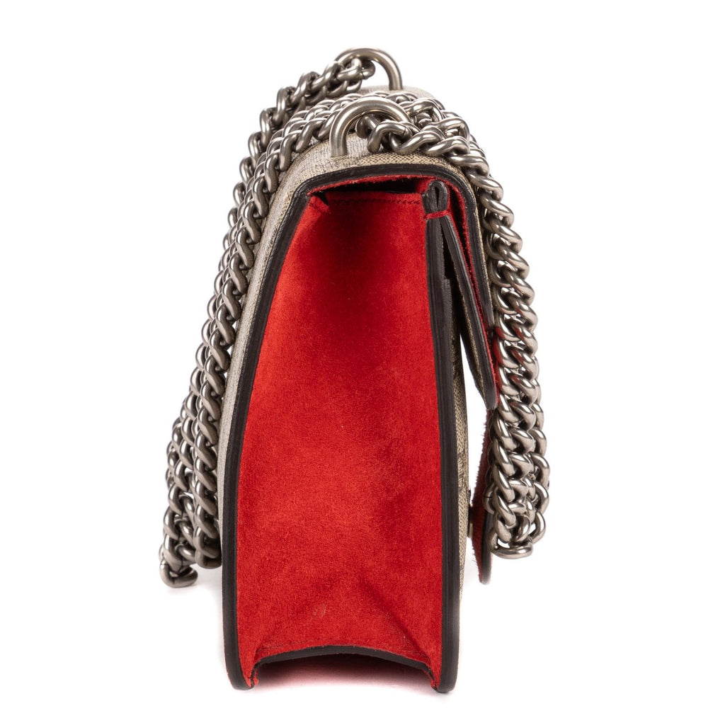 Gucci Mini Dionysus Beige Red Split-m Canvas Shoulder — view 4