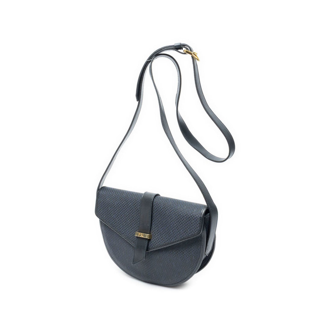 Saint Laurent Vintage Flap Crossbody Navy Van Gogh Canvas — view 2