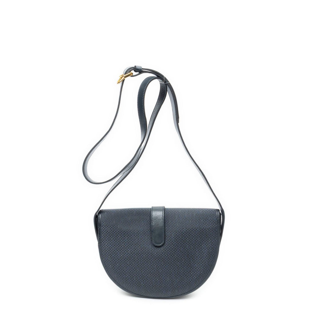 Saint Laurent Vintage Flap Crossbody Navy Van Gogh Canvas — view 5