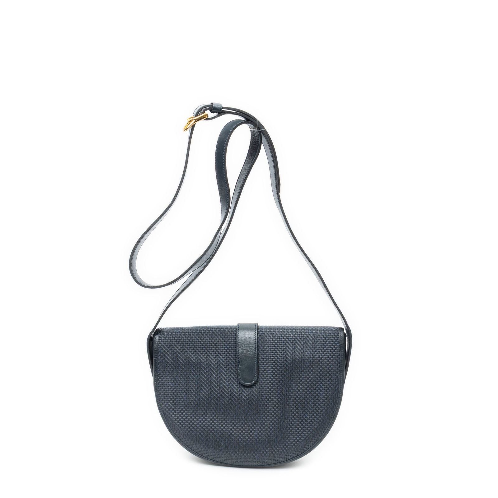 Saint Laurent Vintage Flap Crossbody Navy Van Gogh Canvas — view 5