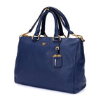 Prada Shopping Tote Gray Viterodino — view 2