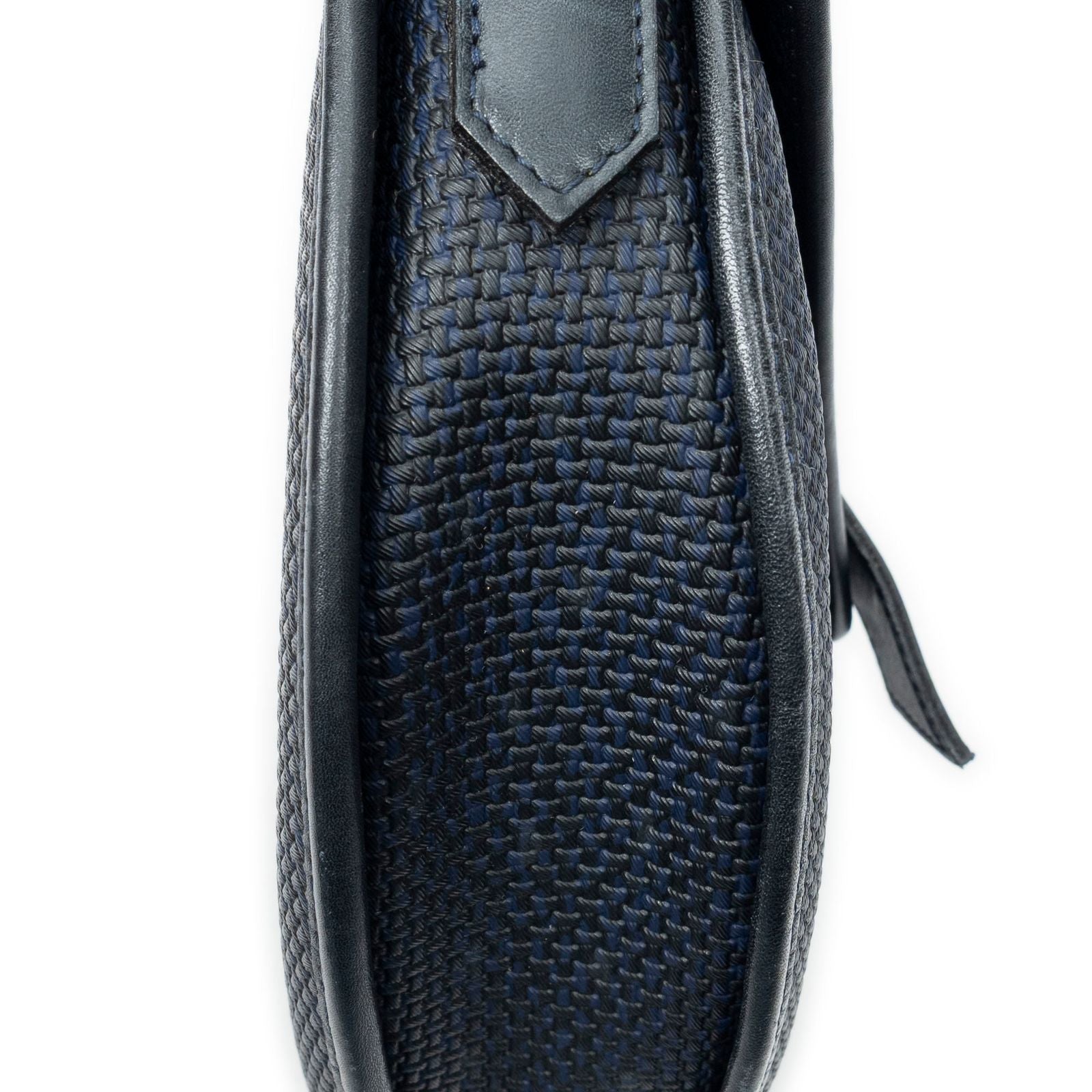 Saint Laurent Vintage Flap Crossbody Navy Van Gogh Canvas — view 8
