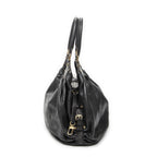 Louis Vuitton XL Bo Black Mahina Leather Shoulder — view 4