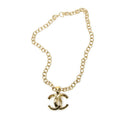 Chanel CC Logo Pendant Gold Plated