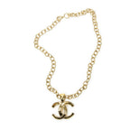 Chanel CC Logo Pendant Gold Plated