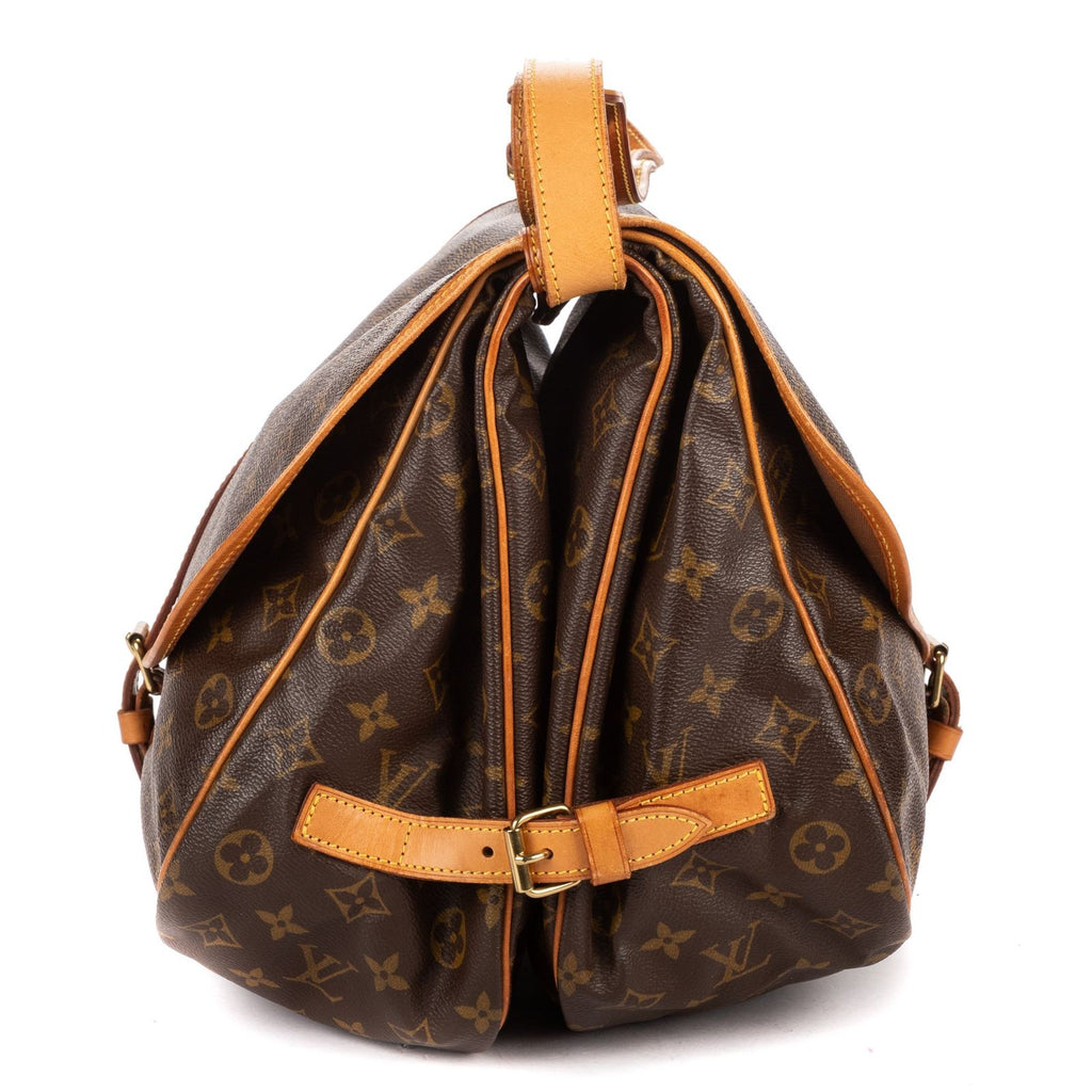 Louis Vuitton Saumur Brown Monogram Canvas — view 4