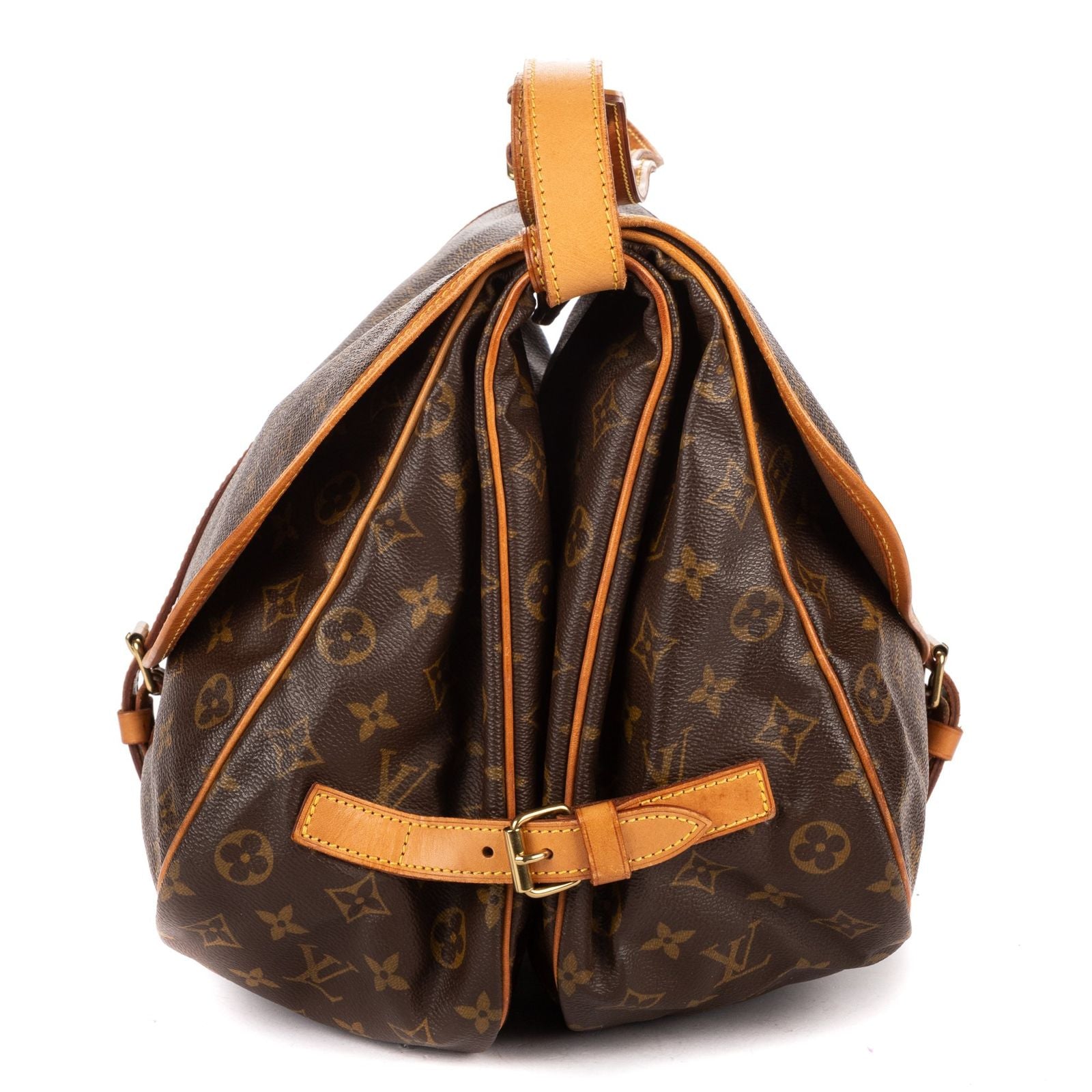 Louis Vuitton Saumur Brown Monogram Canvas — view 4